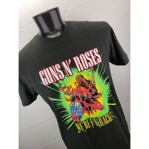 Guns N Roses Concert Tour T-Shirt "We're F'N' Back" Mens Large NWOT